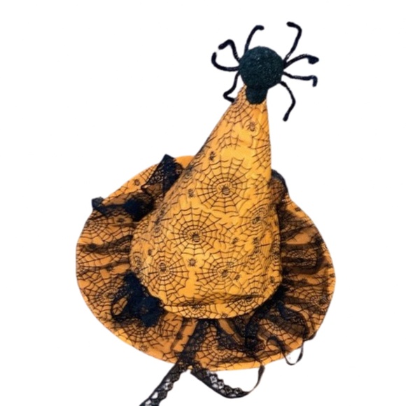 MHalloween witch hat spider webs spiderweb - Picture 2 of 2